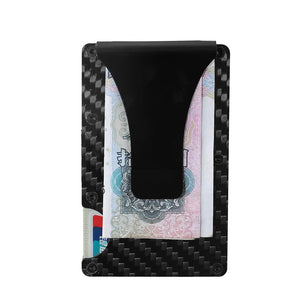 Carbon Fiber Metal Bank ID Card Wallet-UlGadget