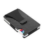 Carbon Fiber Metal Bank ID Card Wallet-UlGadget