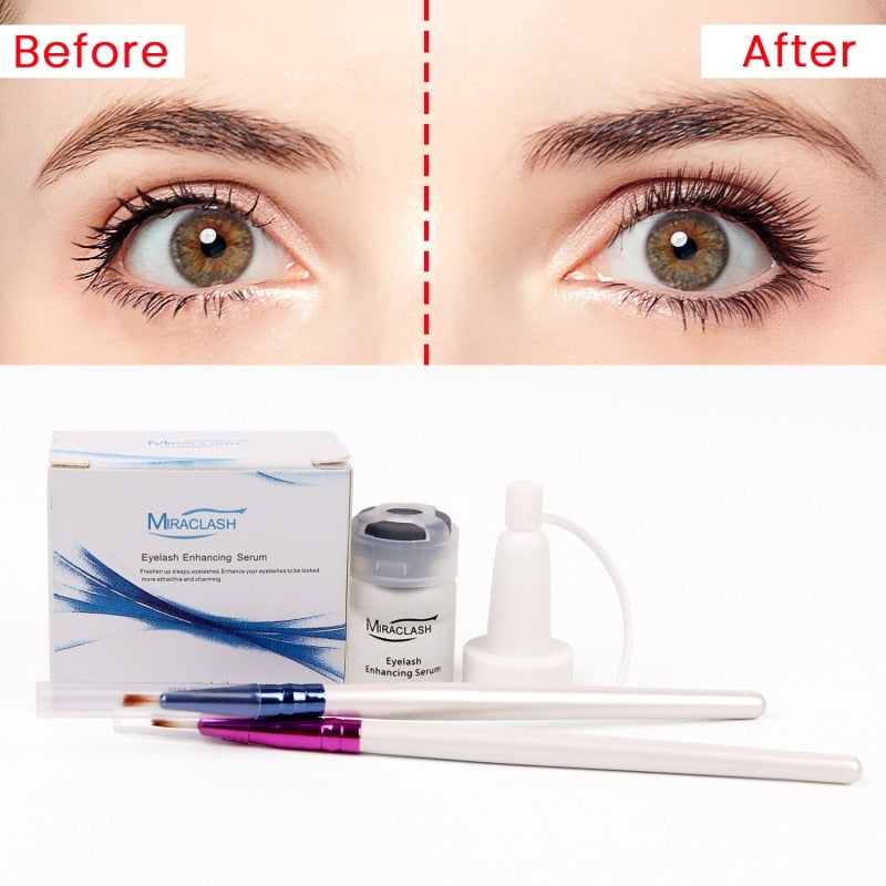 3ML 7 Days Eyelash and Eyebrow Growth Serum Longer Fuller Thicker Lashes Lifting Eyebrows Enhancer-UlGadget