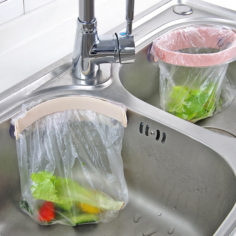 Sink Trash Bathroom Wall Mounted Hanging Rack Kitchen-UlGadget