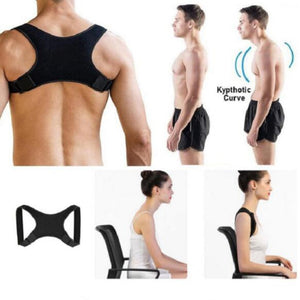 Adjustable Posture Fixer Corrector Shoulder Back Support Belt-UlGadget