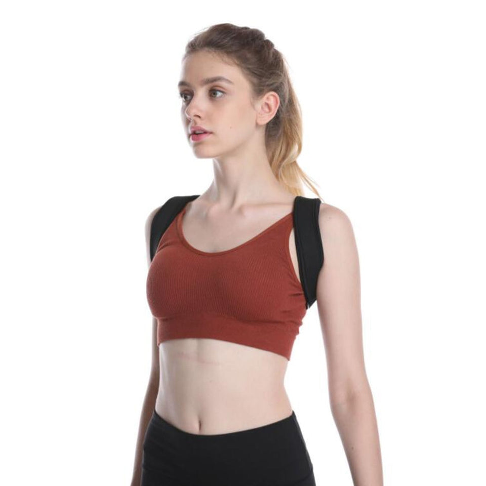 Adjustable Posture Fixer Corrector Shoulder Back Support Belt-UlGadget