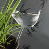 Bird Self Watering Globe Plant Water Bulbs Shape Clear Glass Device-UlGadget