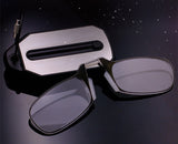 Mini Nose Clip Portable Folding Reading Key Chain Case Glasses-UlGadget