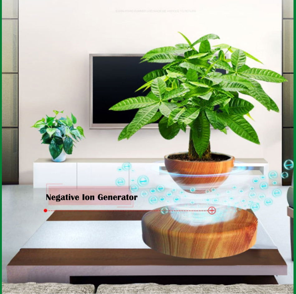 Magnetic Levitation Floating Potted Plant-UlGadget