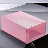 Transparent Drawer Shoes Box Plastic Stackable Foldable Clear Shoes Storage-UlGadget