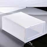 Transparent Drawer Shoes Box Plastic Stackable Foldable Clear Shoes Storage-UlGadget