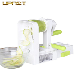 Spiralizer Vegetable Slicer With 4 Rotating Blades Cutter-UlGadget