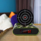 Infrared Shooting Alarm Gadget Target Laser Shoot Recordable Digital Electronic Desk Clock-UlGadget