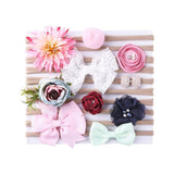 10pcs Set Elastic Headbands