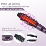 4-IN-1 IONIC STYLER PRO Ionic Hot Brush and Ceramic Flat Iron-UlGadget