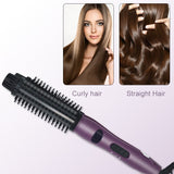 4-IN-1 IONIC STYLER PRO Ionic Hot Brush and Ceramic Flat Iron-UlGadget