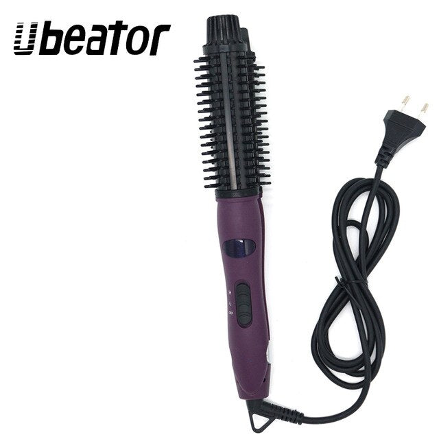 4-IN-1 IONIC STYLER PRO Ionic Hot Brush and Ceramic Flat Iron-UlGadget