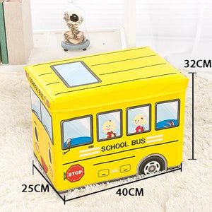 Mother and Kids "Bus" Storage Bin-UlGadget