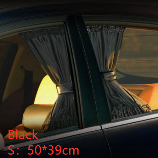 2PCS Auto Universal Sunshade Curtain Car Side Window