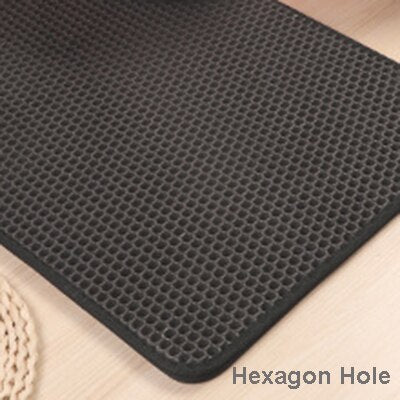 Double-Layer Waterproof Non-slip Pet Cat Litter Mat with Free Shovel-UlGadget