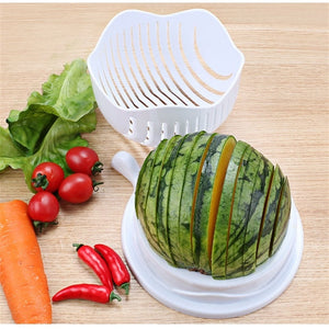 Creative Multi-Functional Convenient Fruit and Vegetable Salad Cutter Bowl-UlGadget