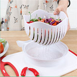 Creative Multi-Functional Convenient Fruit and Vegetable Salad Cutter Bowl-UlGadget