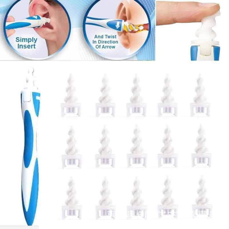 Smart Swab Soft Spiral Ear Wax Removal Cleaning Tool-UlGadget