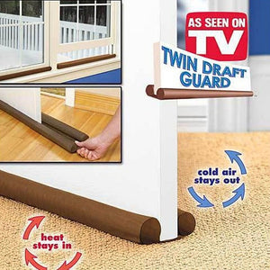 Brown Stopper Practical Stop Seam Tool Blocker Anti-wind Dustproof Blocker for Household Doors Windows Protecter-UlGadget