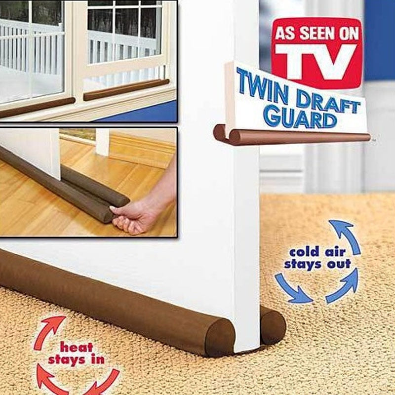 Brown Stopper Practical Stop Seam Tool Blocker Anti-wind Dustproof Blocker for Household Doors Windows Protecter-UlGadget