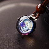 Love Gift Solar System Universe Colorful Glass Pendant Necklace-UlGadget