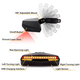 Sports and Entertainment CycleLight - Smart LED Wireless Tail Light-UlGadget