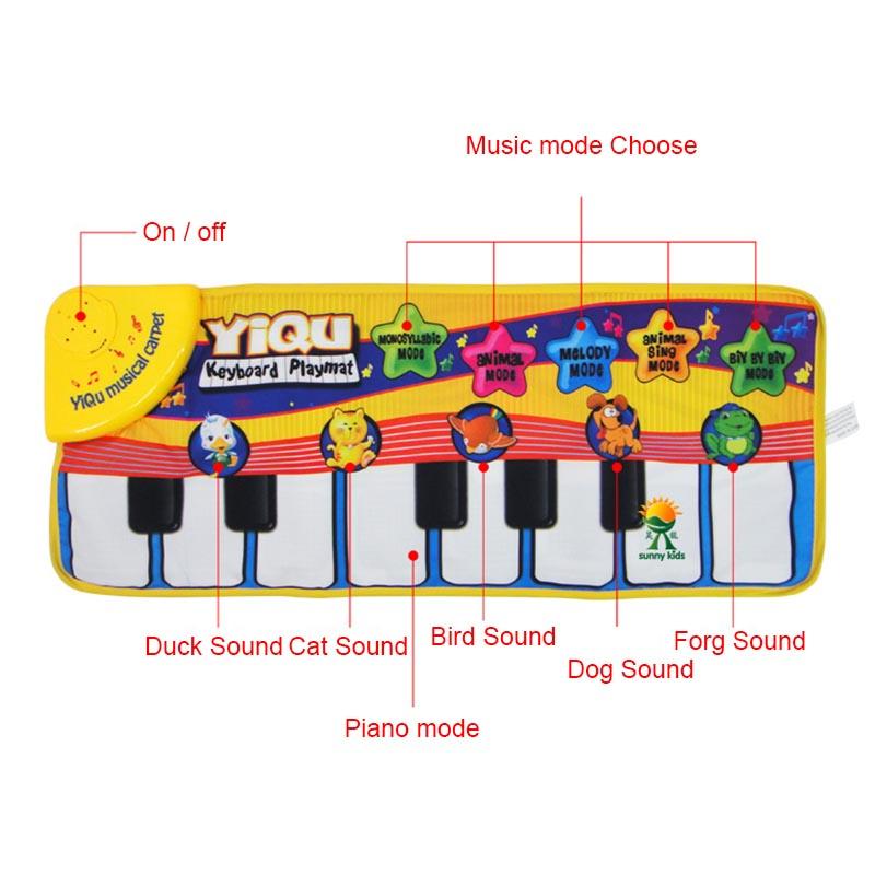 Mother and Kids Baby Piano Music Playmat-UlGadget