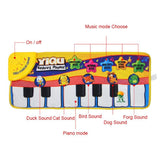 Mother and Kids Baby Piano Music Playmat-UlGadget