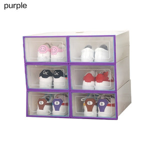 Home & Garden Transparent Drawer Shoes Box-UlGadget