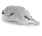 New 2 in 1 Grey Travel Mask and Pillow & Storage Bag with Handle Portable Comfortable Elegant Hand Washable-UlGadget