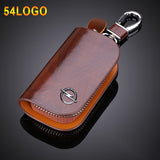 Universal Wood Grain PU Leather Wood Texture Car Key Case-UlGadget