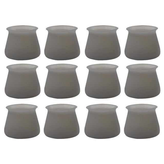 16PCS Non-slip Furniture Silicon Protection Table Chair Leg Pad Cover-UlGadget