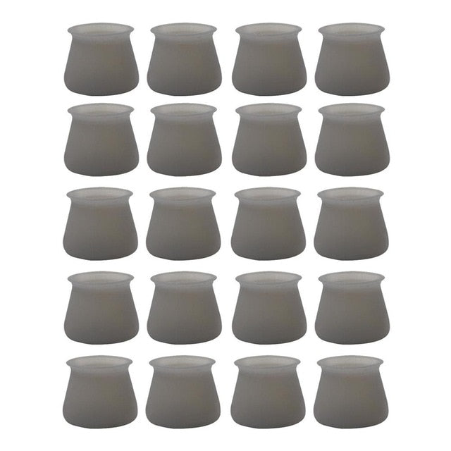 16PCS Non-slip Furniture Silicon Protection Table Chair Leg Pad Cover-UlGadget