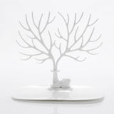 Deer Head Colorful Plastic Jewelry Tray Tree Storage-UlGadget