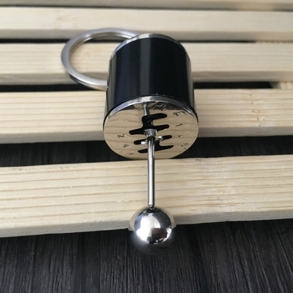 Six Speed Manual Transmission Shifting Gearbox Keychain-UlGadget