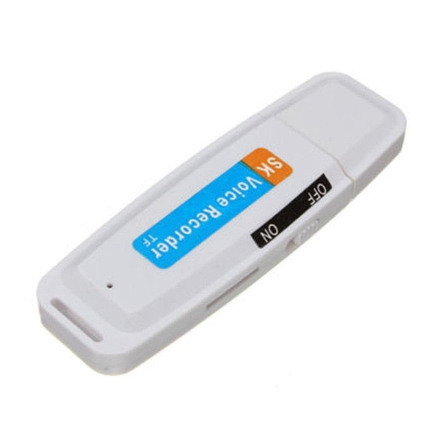 32GB Micro SD Black/White USB Voice Recorder-UlGadget