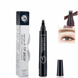 4 Colors 3D Microblading Waterproof Natural Tattoo Eyebrow-UlGadget