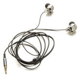 Silver Skull Heads 3.5mm Port Creative Wired Metal Earphones-UlGadget