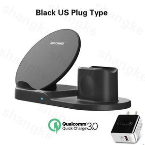 Wireless Charger Stand Charge Dock Station Charger for Apple Watch Series 5/4/3/2 iPhone 11 X XS-UlGadget