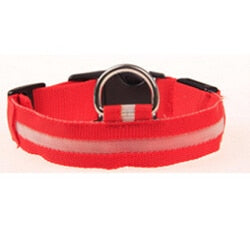 Pet Accessories 6 Colors & 6 Sizes Night Safety USB Rechargeable Nylon Pet Led Collar-UlGadget