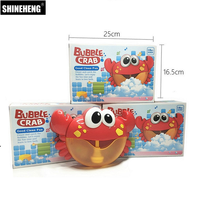 Funny Bubble Crabs Frog Whale Baby Bubble Maker Bath Toy-UlGadget