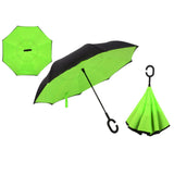 Colorful Windproof Reverse Folding Double Layer Inverted Umbrella Hands For Car-UlGadget