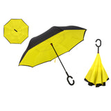 Colorful Windproof Reverse Folding Double Layer Inverted Umbrella Hands For Car-UlGadget