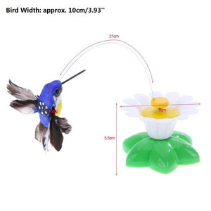 Colorful Plastic Funny Butterfly or Bird Electric Rotating Cat Toy-UlGadget