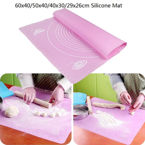 Non-Stick Baking Mat Silicone Fondant Pastry Bakeware Cooking Tools Four Sizes-UlGadget