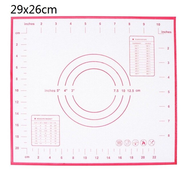 Non-Stick Baking Mat Silicone Fondant Pastry Bakeware Cooking Tools Four Sizes-UlGadget