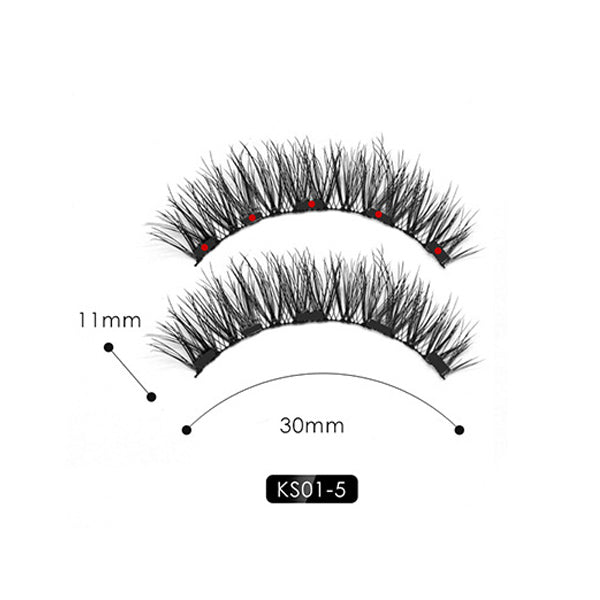 Magnetic Lashes + Eyeliner Magnetic Kit No Glue Reusable Silk False Lashes-UlGadget