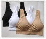 3pcs Women Comfortable Seamless Wireless Sports Bra with Removable Pads-UlGadget