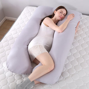 ''U'' Shaped Removable Pregnancy Full Body Maternity Pillow-UlGadget